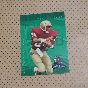 NFL Trading Card - Red and Green